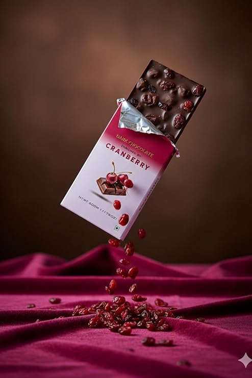 D'Melto Cranberry Dark Chocolate